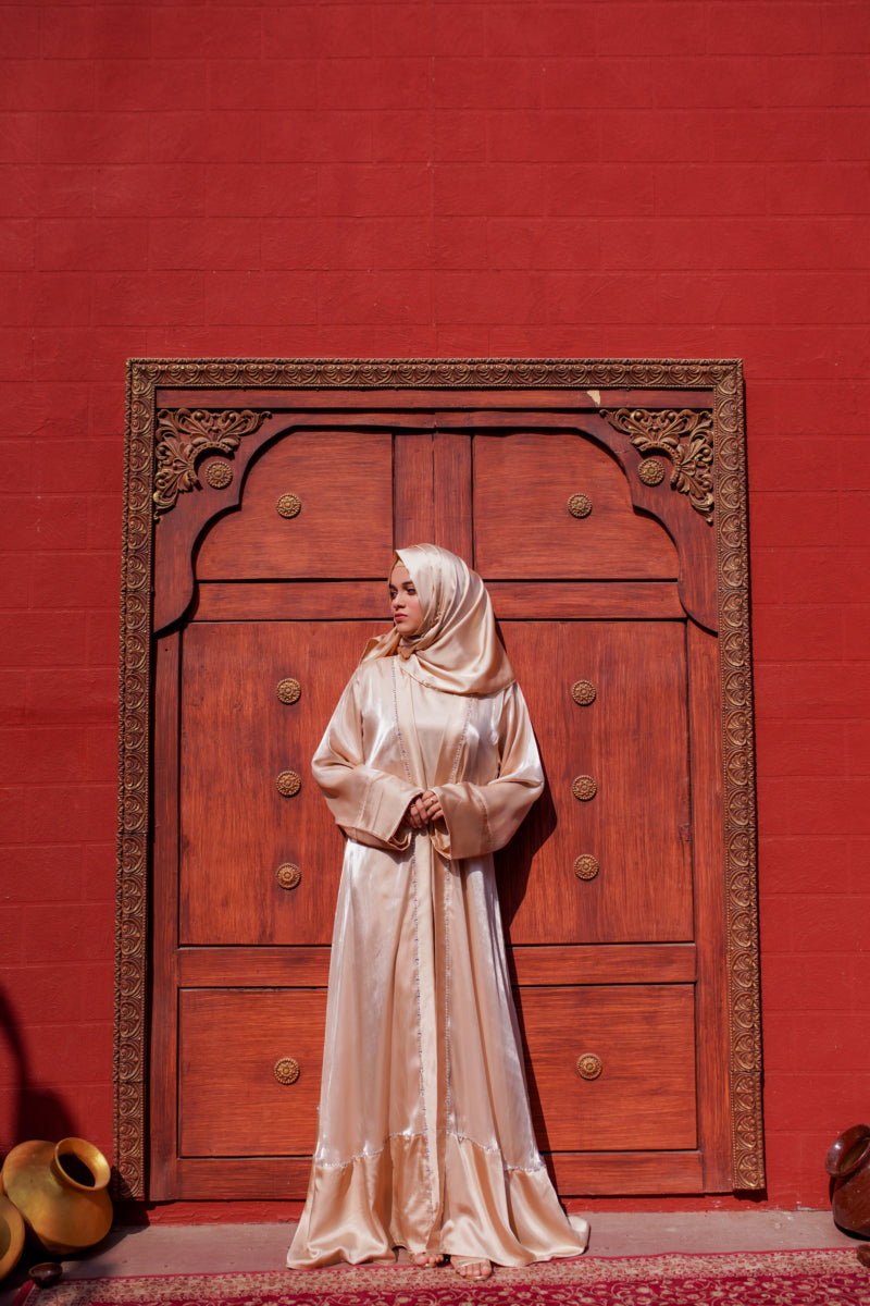 Gold Luxe Abaya - La Khilaba