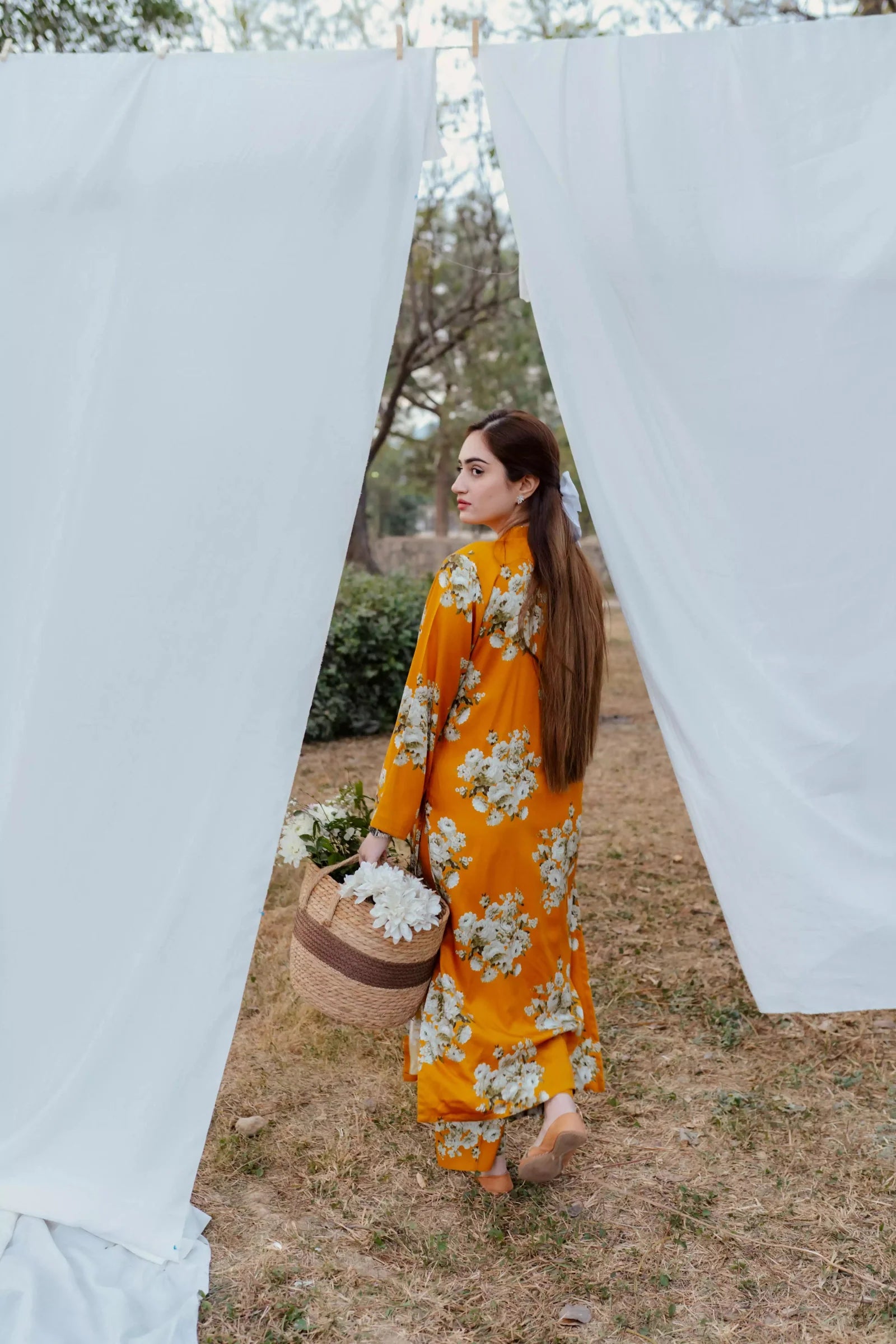 Floral Yellow Suit – Eleganza