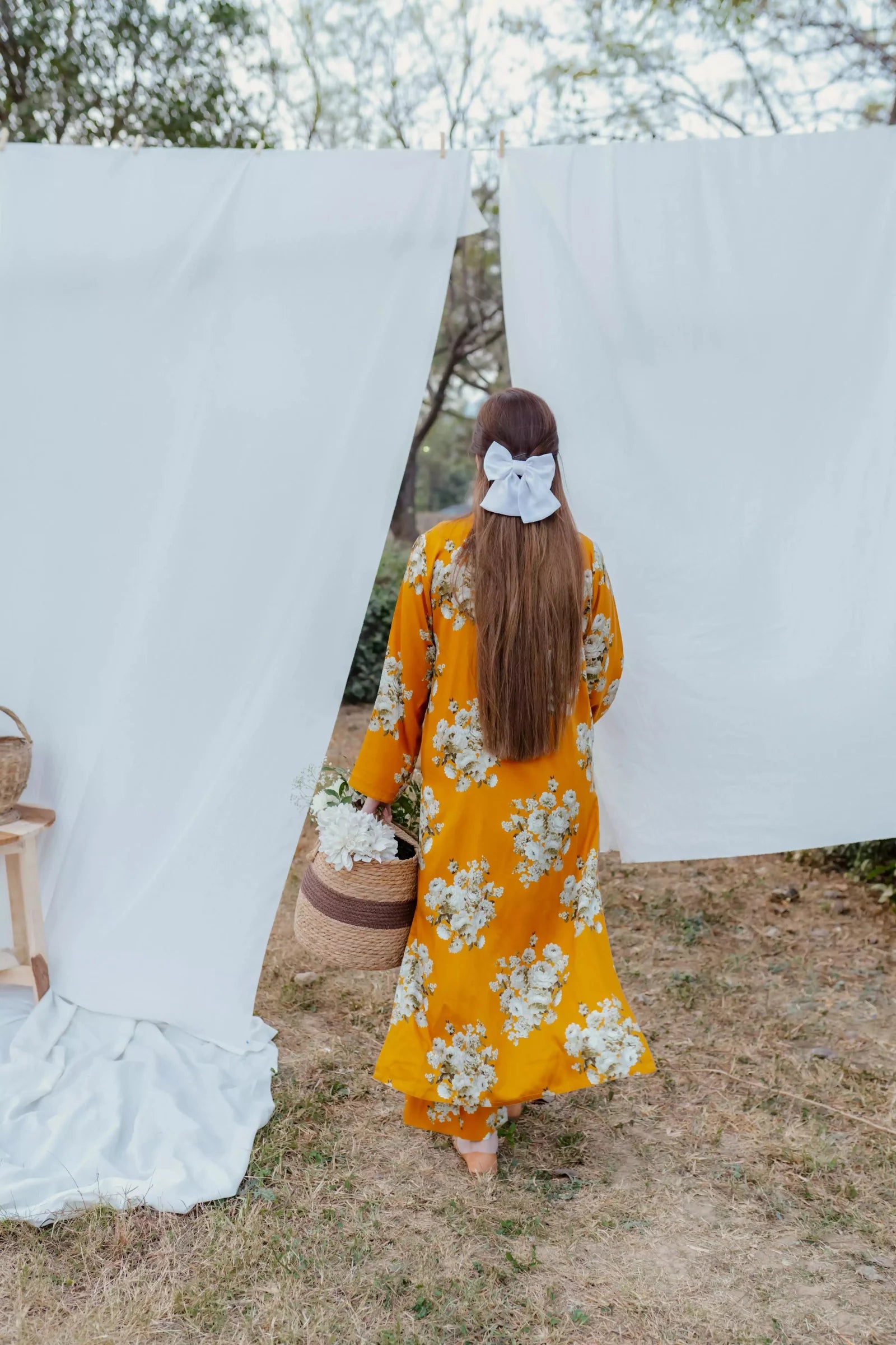 Floral Yellow Suit – Eleganza