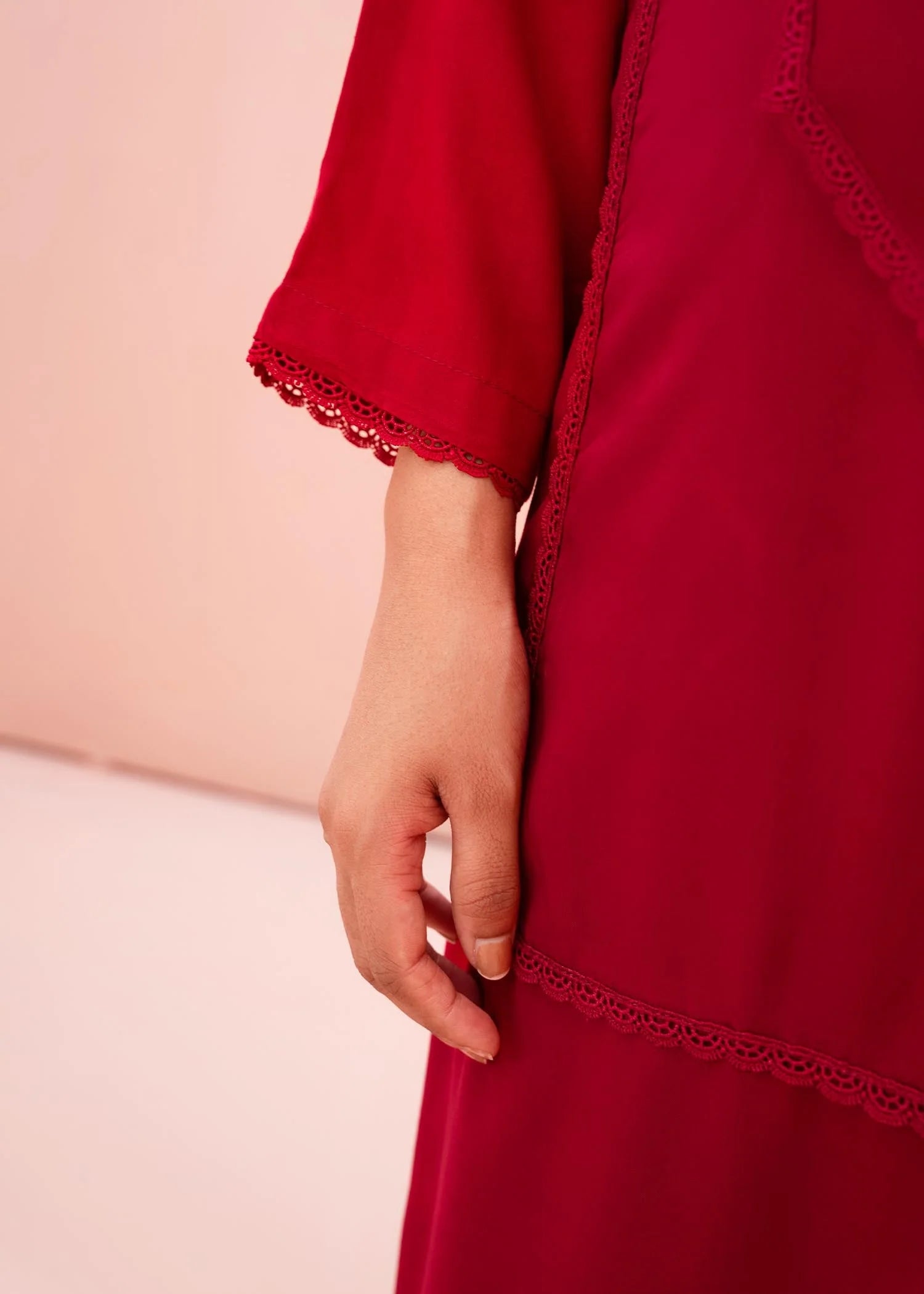 Mehrunisa RSM Collection silk dress with traditional embroidery